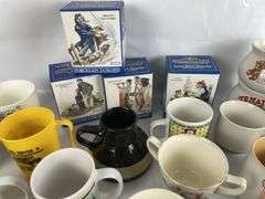 Mixed Lot of Coffee Mugs & Collectible Tankard Boxes