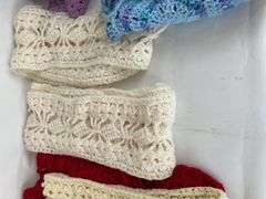 Handmade Crocheted Afghans, Scarves and Dollies