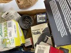Lot of Assorted Fasteners - Nails, Screws, and More