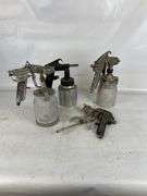 Lot of 3 Paint Spray Guns
