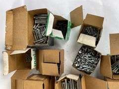 Boxes of Assorted Fasteners
