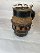 Pair of Wagon Wheel Spool Lights