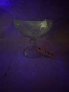 Uranium Clear Sunk Daisy Dish