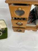 Jewelry Box with Costume Jewelry and Jewelry by Danlee Box