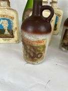 Mixed Lot of Decorative Glass Wine Bottles - Yellowstone, Widmer, and More