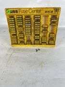 Buss Fuse Center Display Rack with Fuses