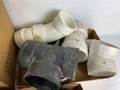 Miscellaneous Plumbing Supplies Lot - PVC Pipes & Fittings