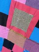 Colorful Block Quilt, 74 x 80 Inches