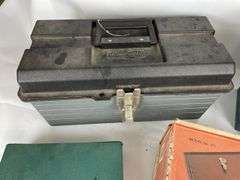 Metal File Organizer, Toolbox, Safekeeper Box, and Water Gremlin Display