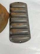 Cast Iron Cookware: Lodge Cornbread Pan and Griswold Skillet