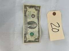 US Coins and Currency: Dollars, Pre-1964 Coins, State Quarters, and Two Dollar Bill