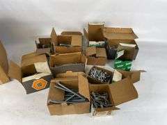 Boxes of Assorted Fasteners