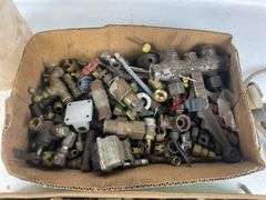 Collection of Brass Fittings and Metal Parts