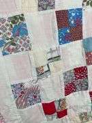 Two Handmade Lap Quilts - Pinwheel & Pink Patchwork