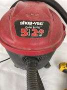 Shop-Vac and DeWalt Drill with Battery and Charger