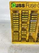Buss Fuse Center Display Rack with Fuses