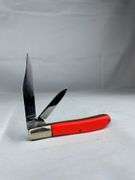 Kutmaster USA Two-Blade Pocket Knife with Orange Handle