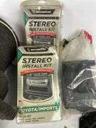 Car stereo equipment, wire and speakers
