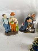 Boxes of Assorted Figurines, Clock, and Decorative Items