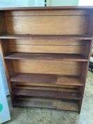 Wooden Bookshelf and Over the Window Shelf