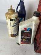 Mixed Lot of Automotive Lubricants, Oil, and Brake Cleaner