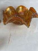 Carnival Glass Iridescent Set - Three Pieces