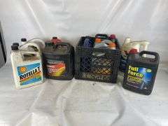 Mixed Lot of Oil and Antifreeze