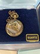 Arnex Richard M. Mears & Co Pocket Watch with Train Design
