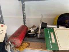 Garage Shelf with Assorted Items