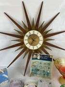 Starburst Wall Clock, Glassware and More