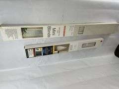 Lot of 6 Vinyl 1-inch Mini Blinds
