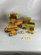 Lot of 8 School Bus Themed Collectibles