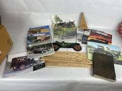 Model T Ford Memorabilia Lot: Magazines, Books, Rulers, Cast Iron Figure