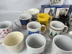 Mixed Lot of Coffee Mugs & Collectible Tankard Boxes
