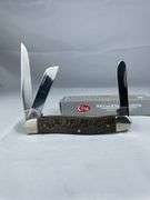 Case XX 25573 Black Sycamore Wood Stockman Pocket Knife