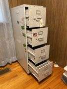 Metal Four-Drawer Filing Cabinet