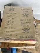 Box Lot of Assorted Sandpaper