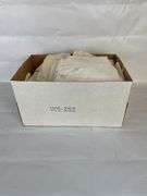 Box of Embroidered Dollies and Table Runners