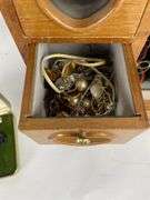 Jewelry Box with Costume Jewelry and Jewelry by Danlee Box