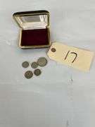 US Silver Coins with Display Box