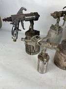 Lot of 6 Paint Spray Guns