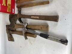 Assorted Wooden Handled Hammers and Hatchets - Lot of 16