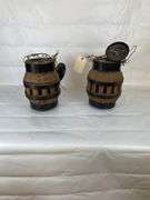 Pair of Wagon Wheel Spool Lights