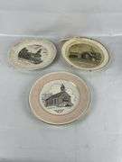 Set of 3 Kentucky Commemorative Plates