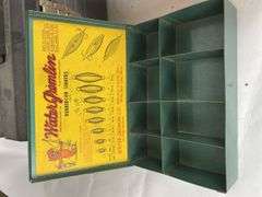 Metal File Organizer, Toolbox, Safekeeper Box, and Water Gremlin Display