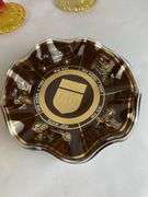 Amberina Glassware & UPS Commemorative Plates