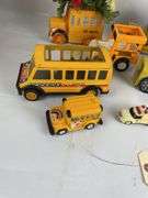Lot of 8 School Bus Themed Collectibles