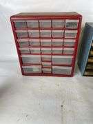 Lot of 5 Bolt Bins with Contents