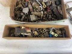 Collection of Brass Fittings and Metal Parts