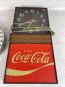 Coca-Cola Thermometer and Light-Up Clock